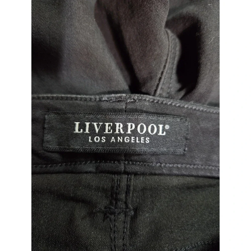 Liverpool Jeans Womens 6 Black Abby‎ Skinny Stretch Mid Rise Denim Pants 28